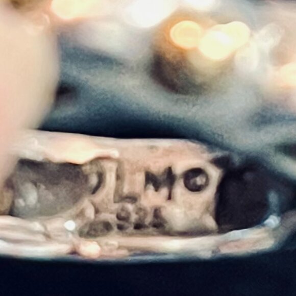 Dian Malouf 14K Gold & Sterling Silver Heart Ring Signed DLM - Size 6 - Picture 3 of 6